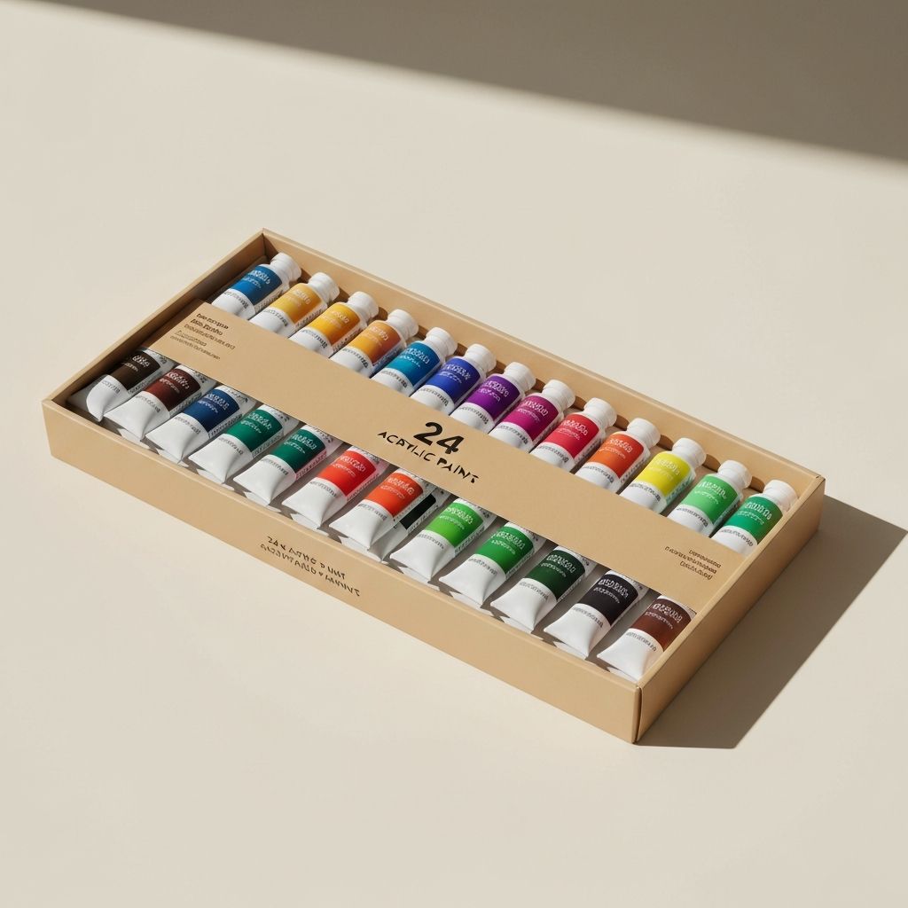 Acrylic Paint Set — 24 colors